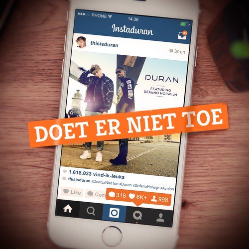 [THROWBACK THURSDAY]: ‘Duran – Doet Er Niet Toe ft. Defano Holwijn’