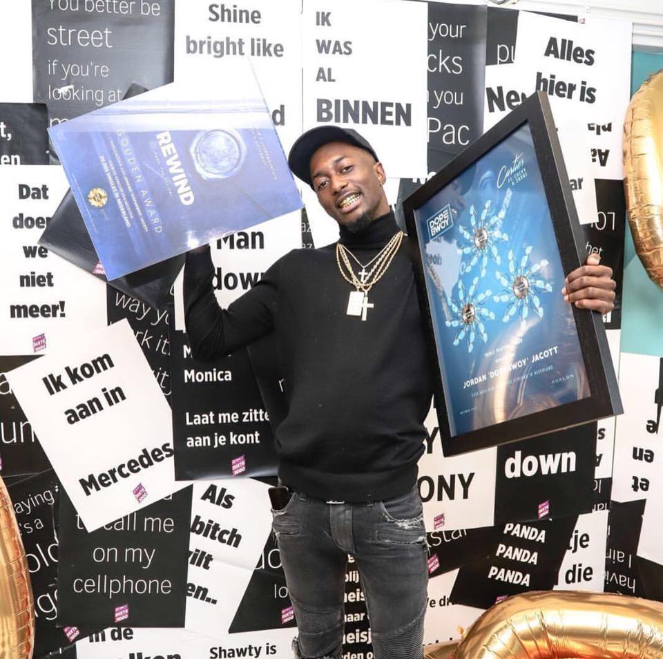 Triple Platina en Goud voor Dopebwoy!