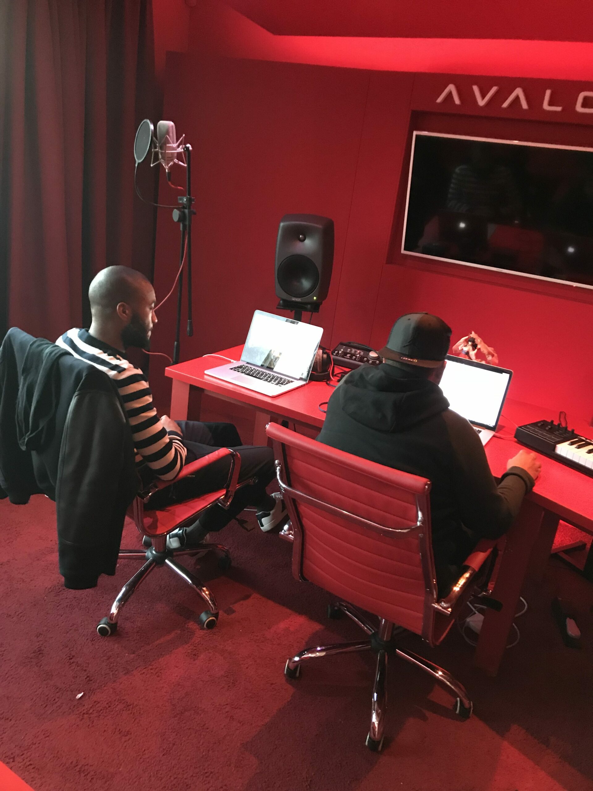 Jayh & Spanker in de Avalon Studio