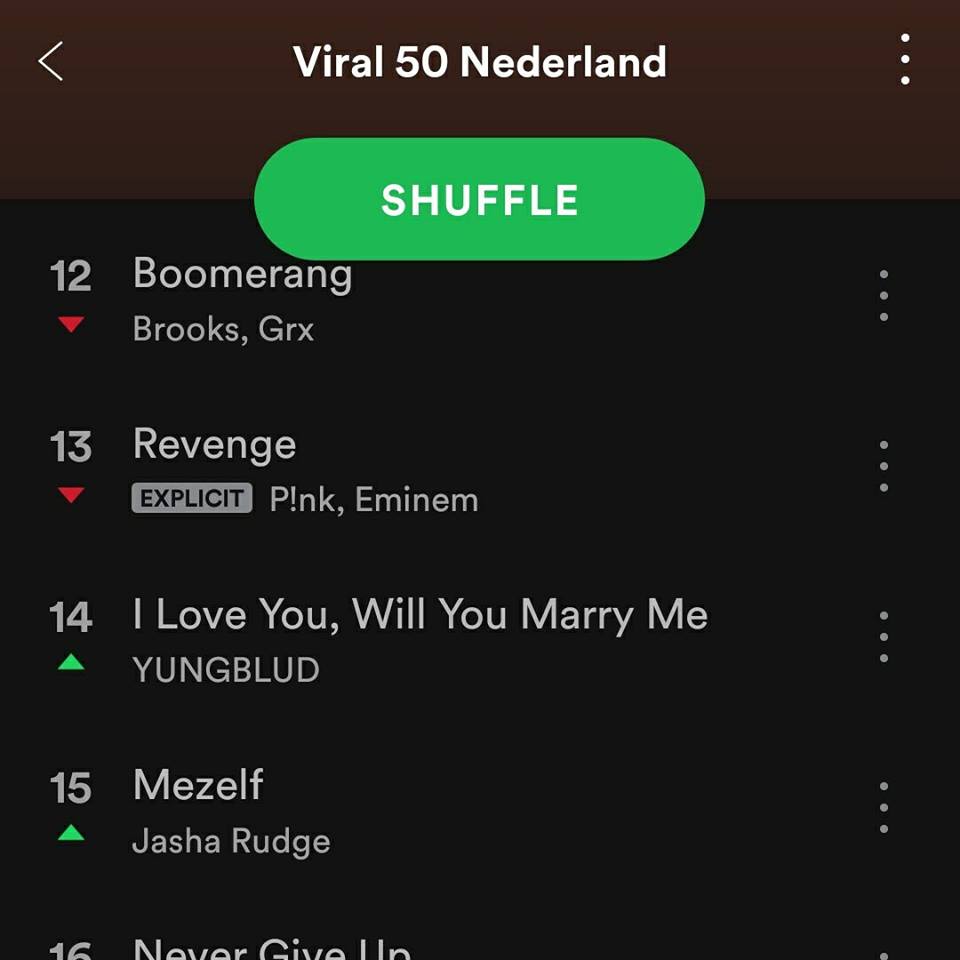 ‘Mezelf’ op #15 in de Viral 50 Nederland!