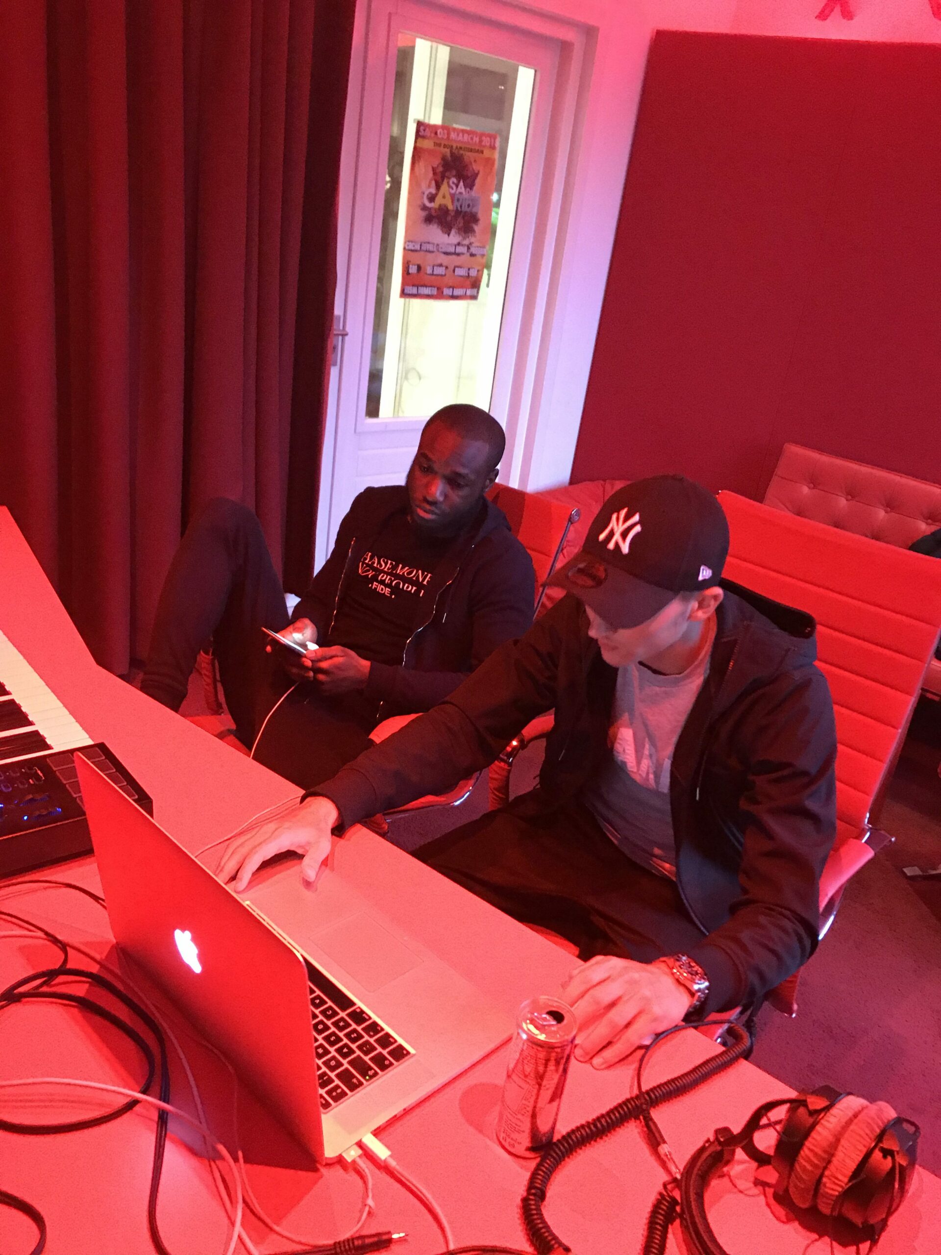 Jayboogz & Whiteboy in de Avalon Studio