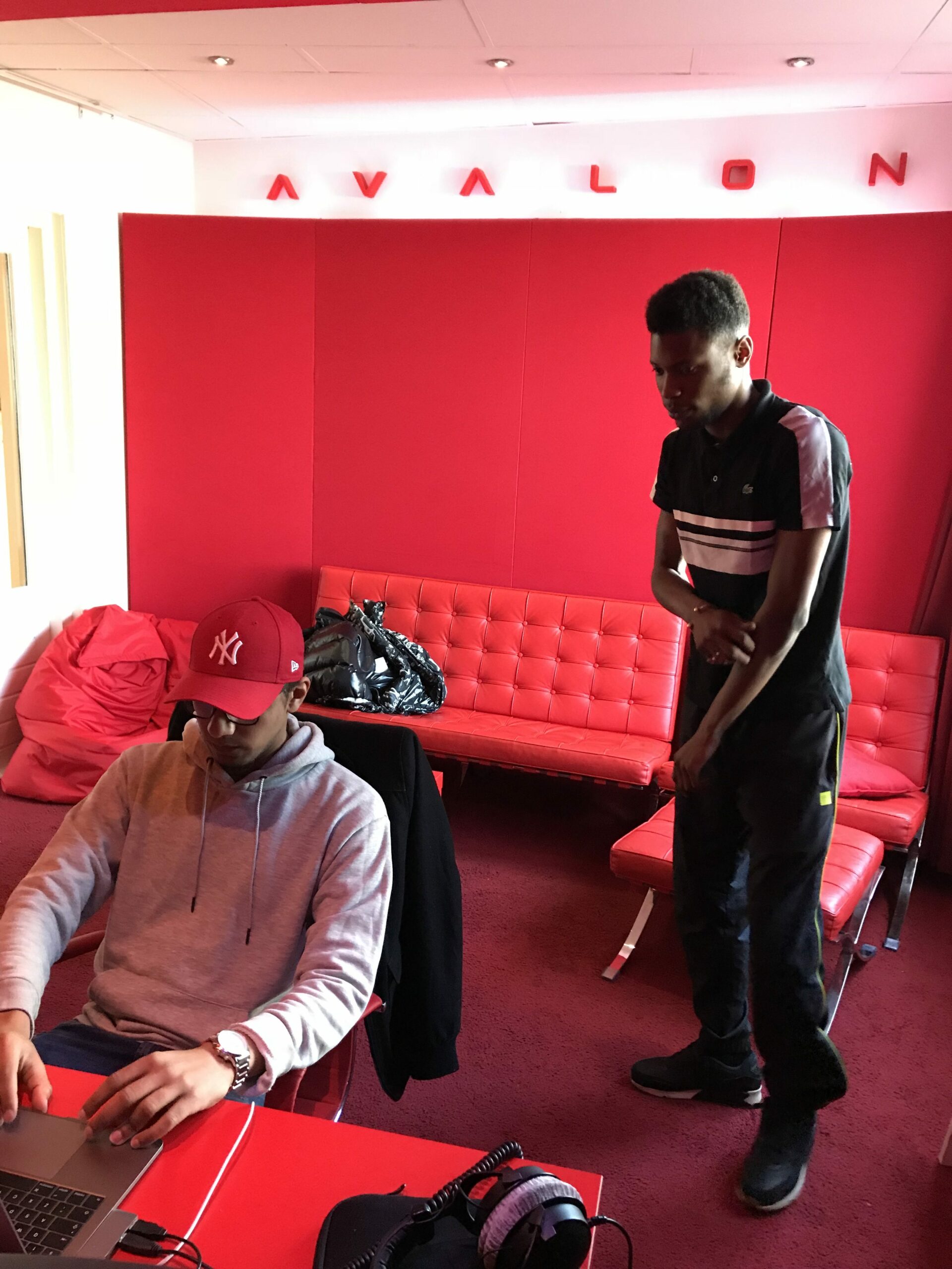 Sevn Alias & JasonXM in de Avalon Studio
