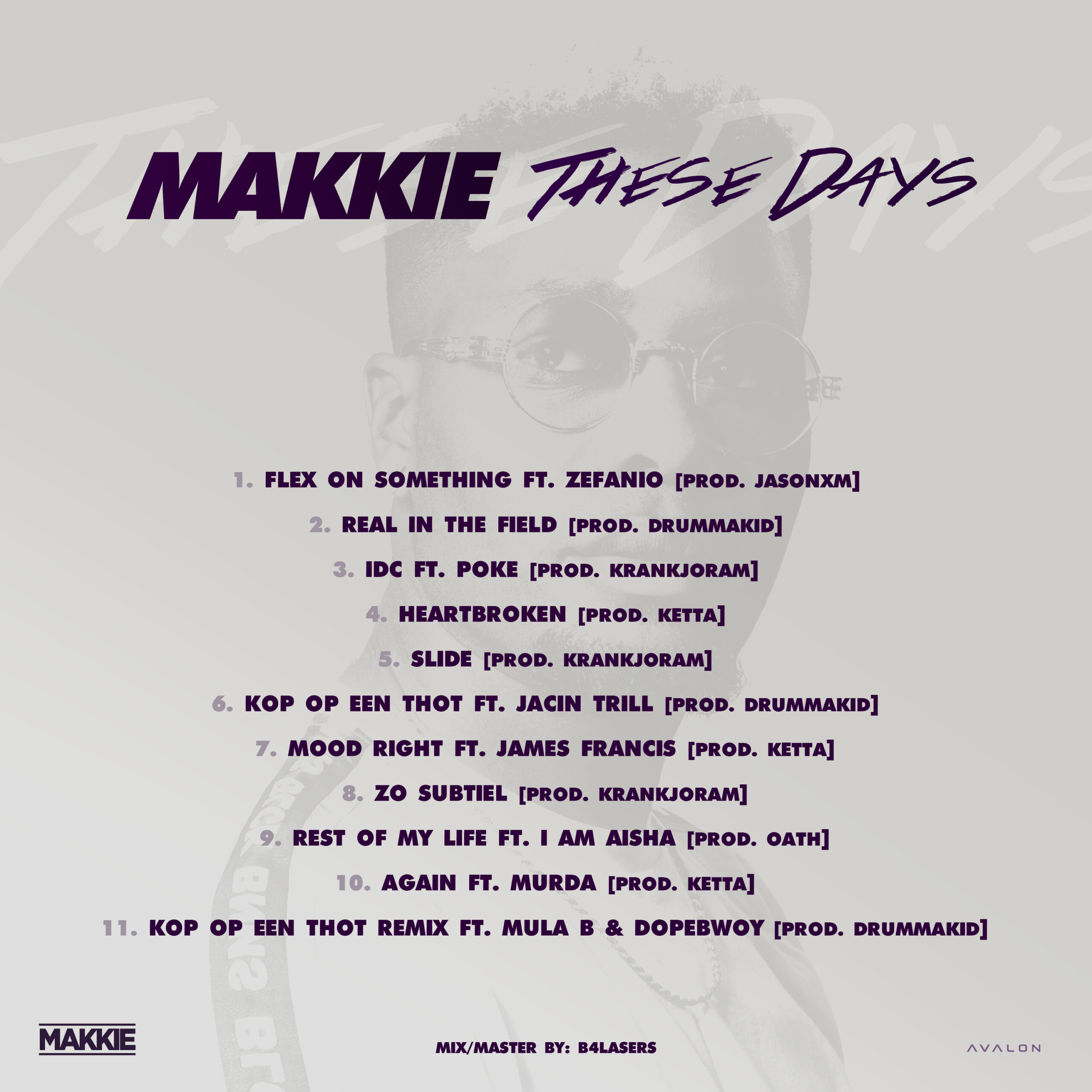 Makkie – These Days EP Tracklist