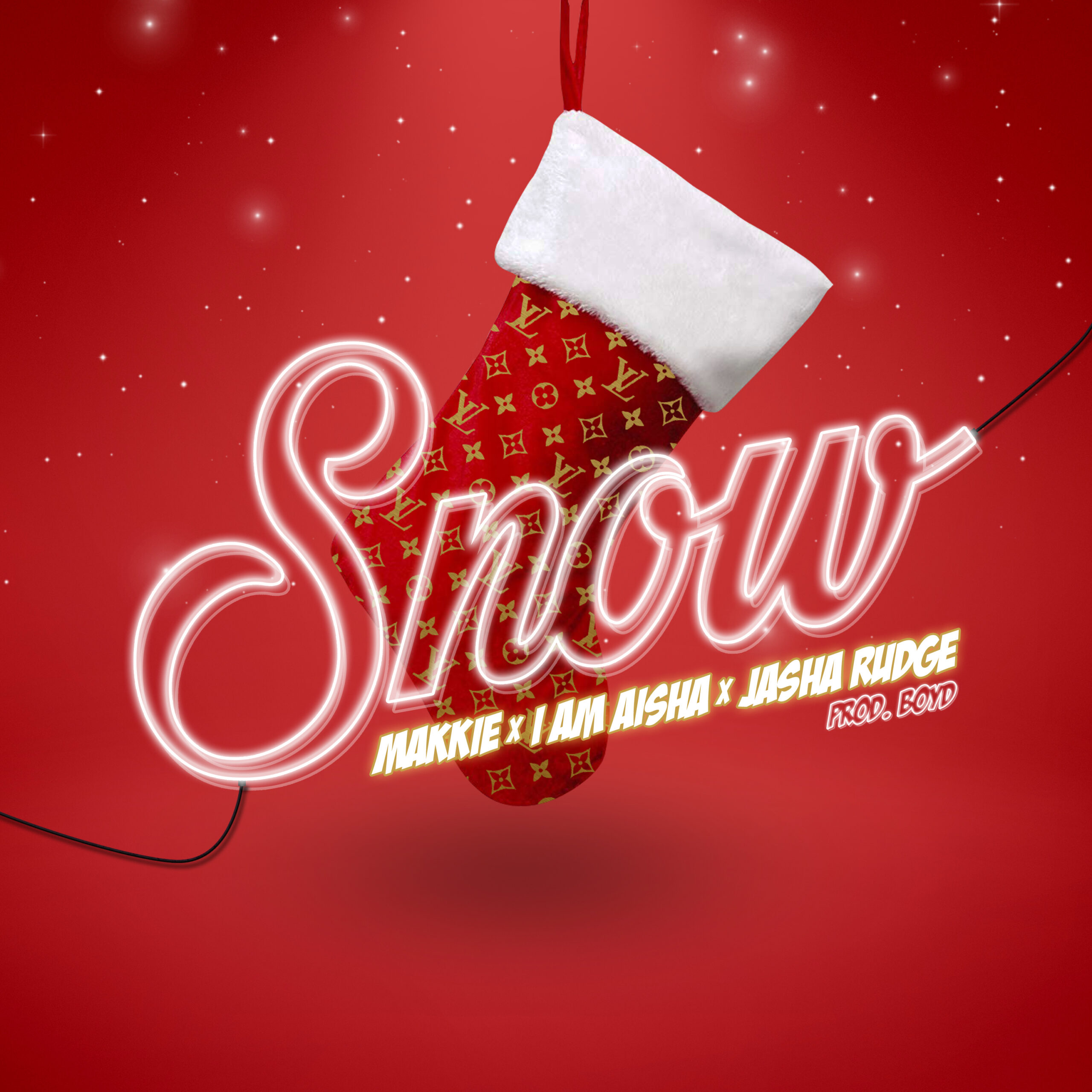 Vrijdag komt de nieuwe single ‘Makkie x I Am Aisha x Jasha Rudge – Snow’ uit ‼️