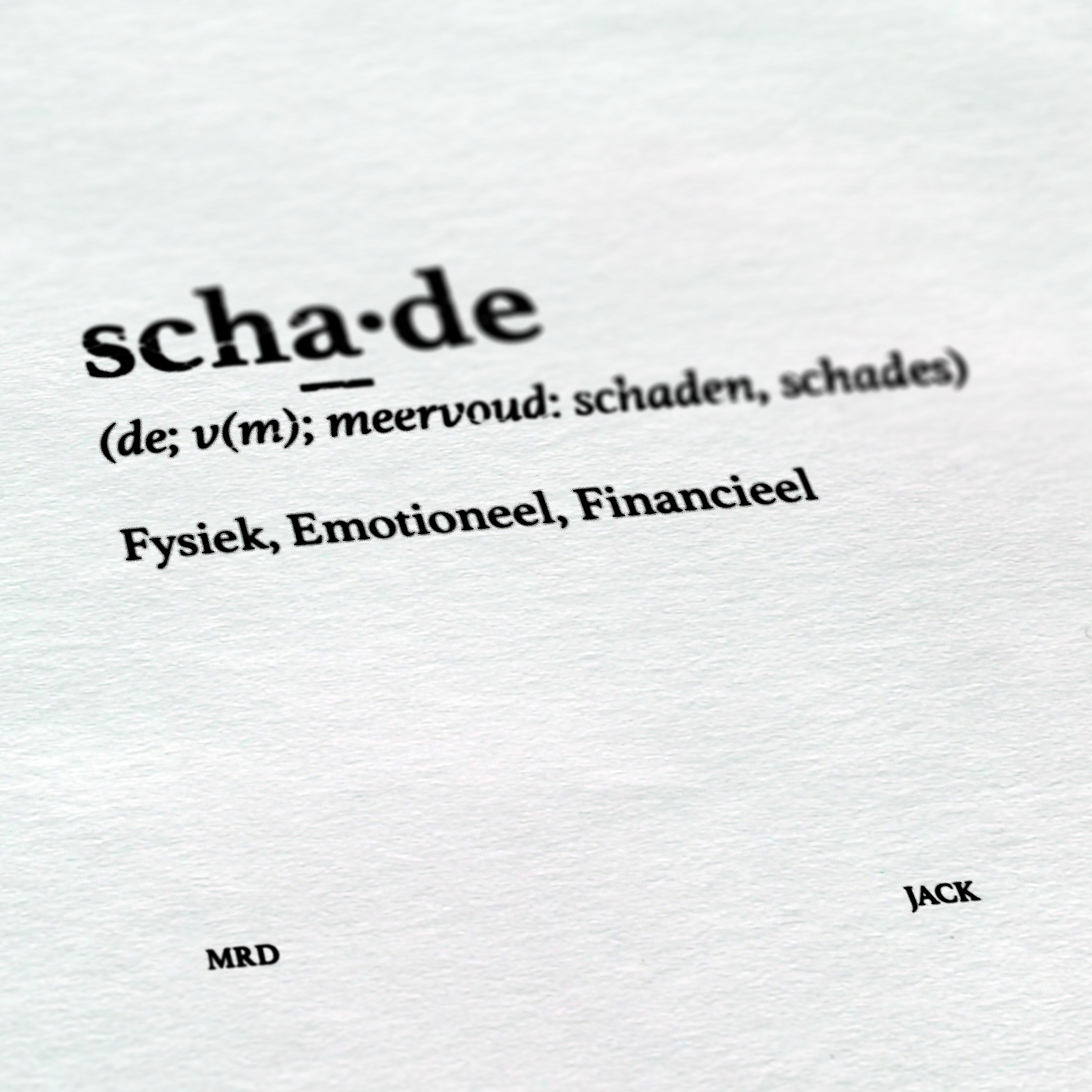 [OUT NOW] MRD & JACK – “Schade”